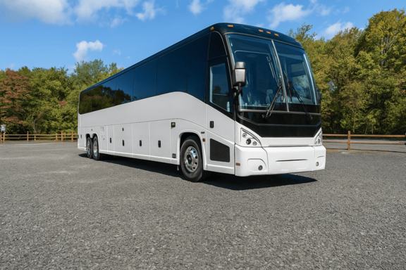 Overland Park Coach Bus Service 56 Passenger Charter Bus