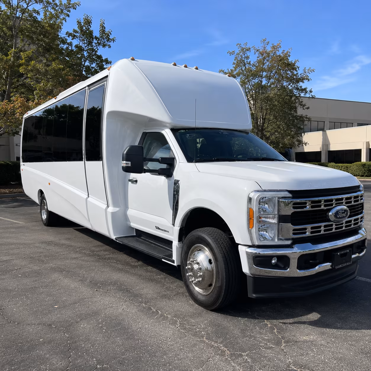 employee shuttle buses for overland park office campuses and corporate parks
