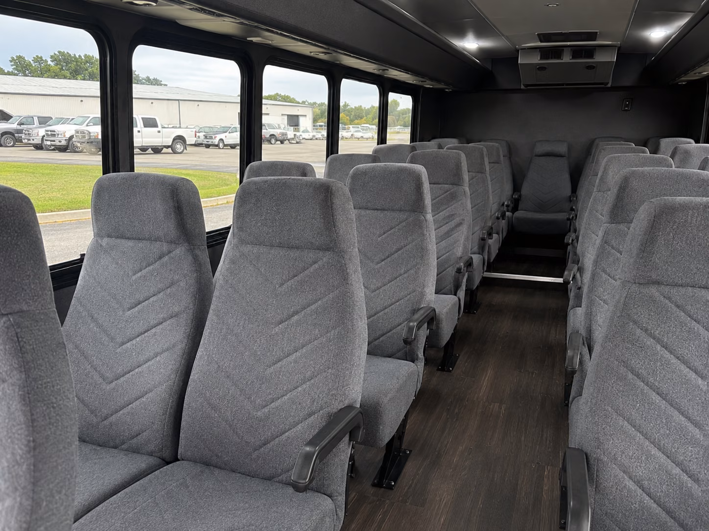 overland park 15 passenger minibus interior