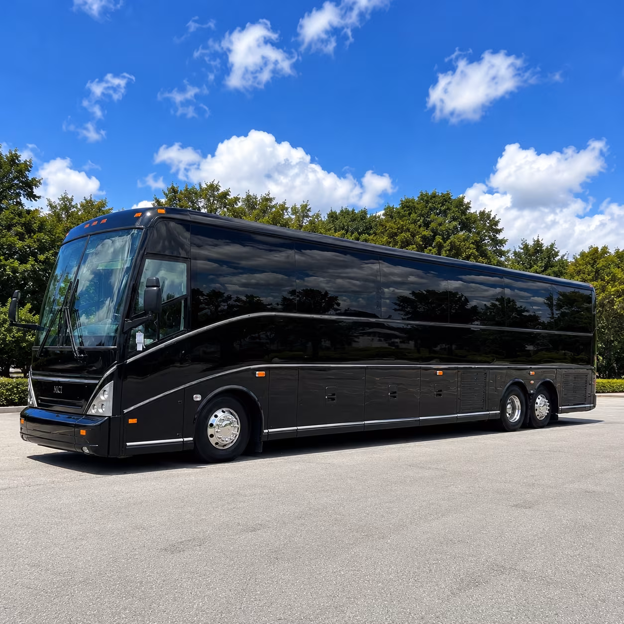 overland park 56 passenger charter bus