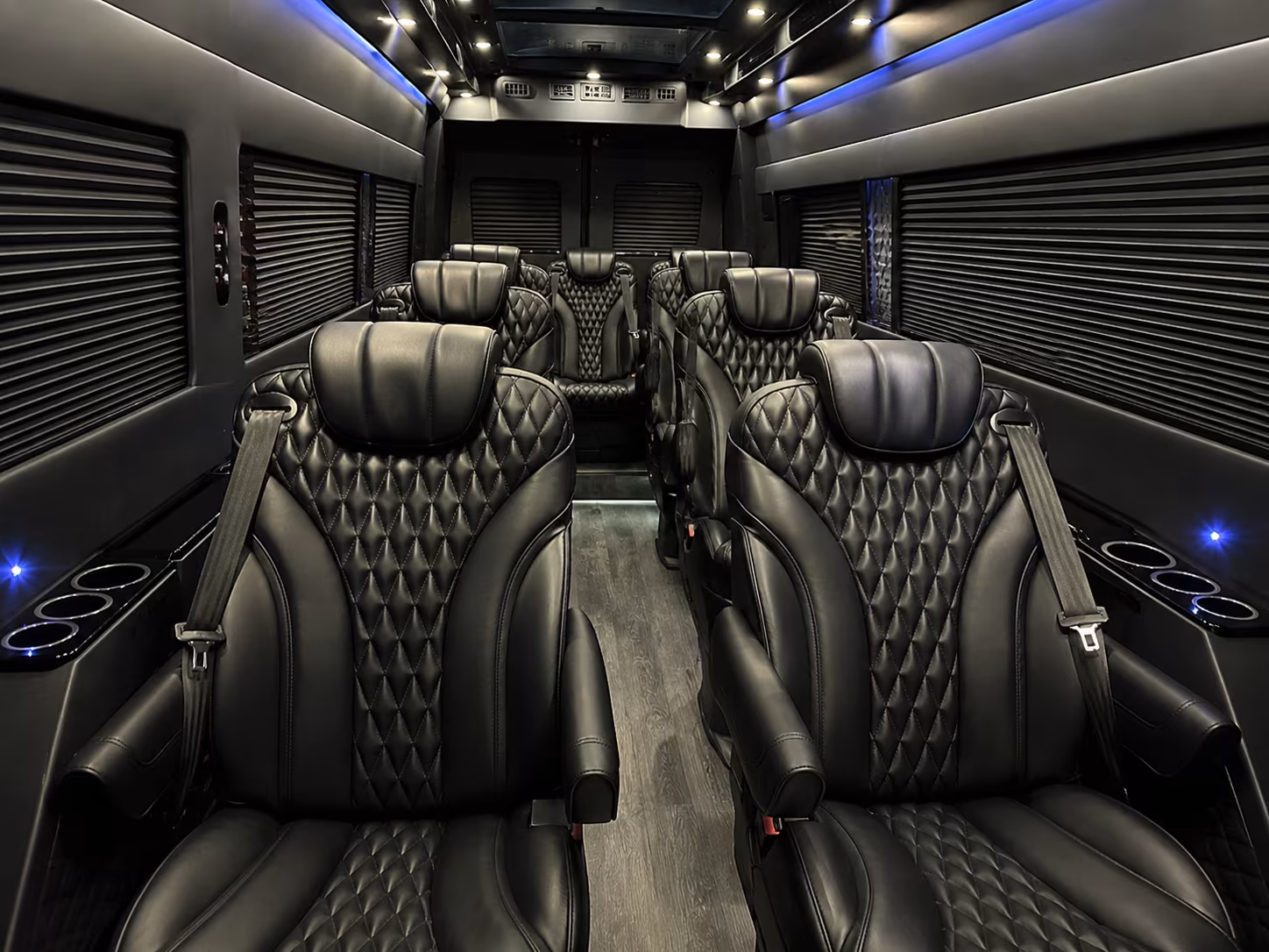 overland park long distance transportation onboard seating