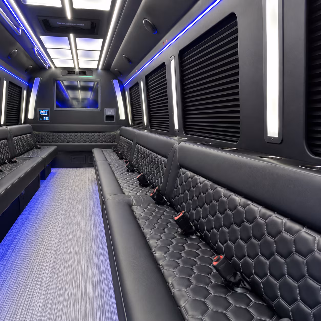overland park party bus rentals inside