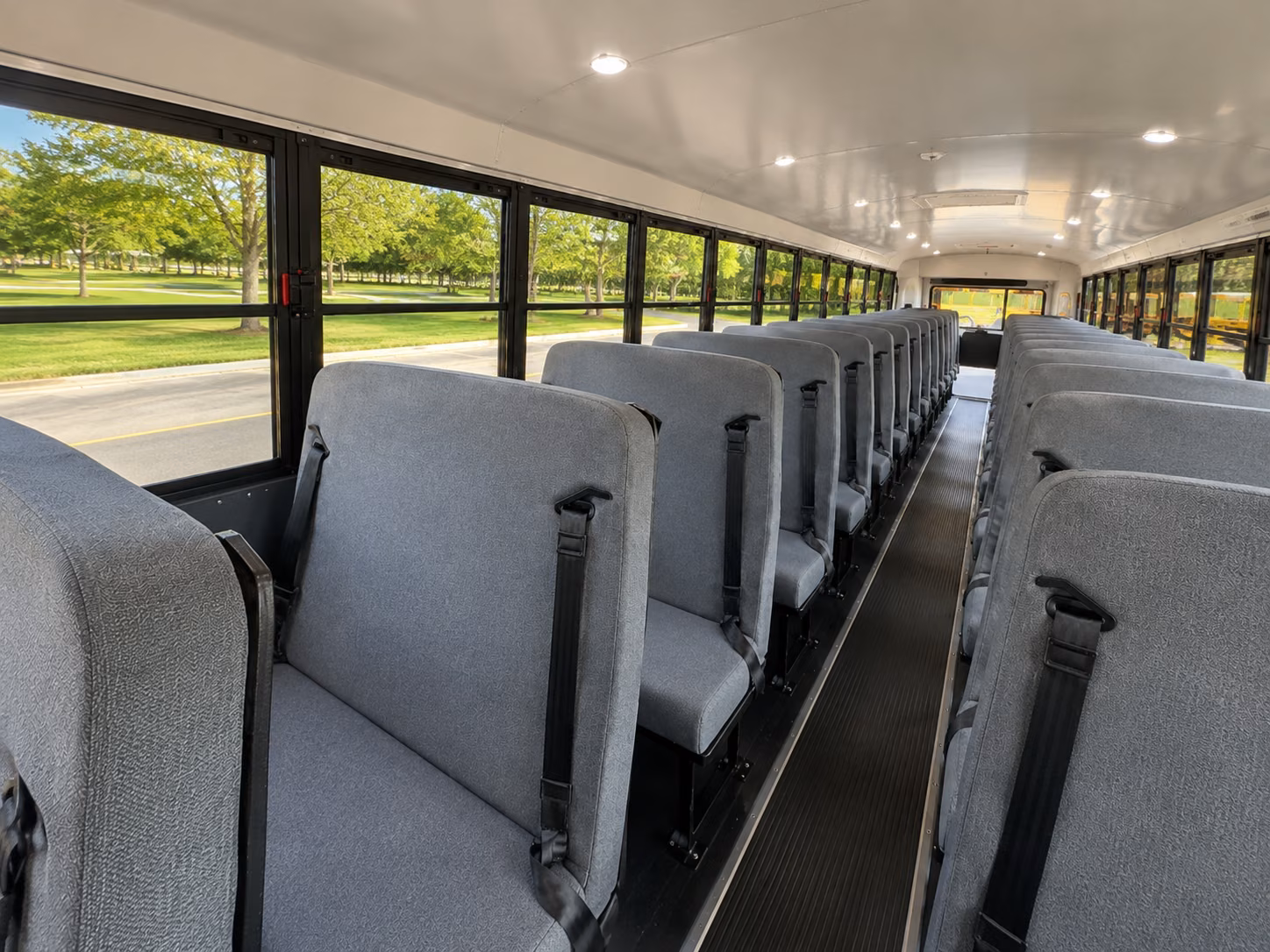 overland park school bus inside