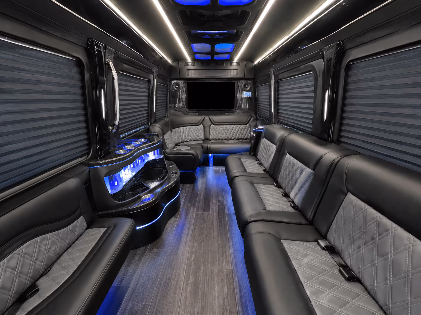 overland park sprinter limousine inside