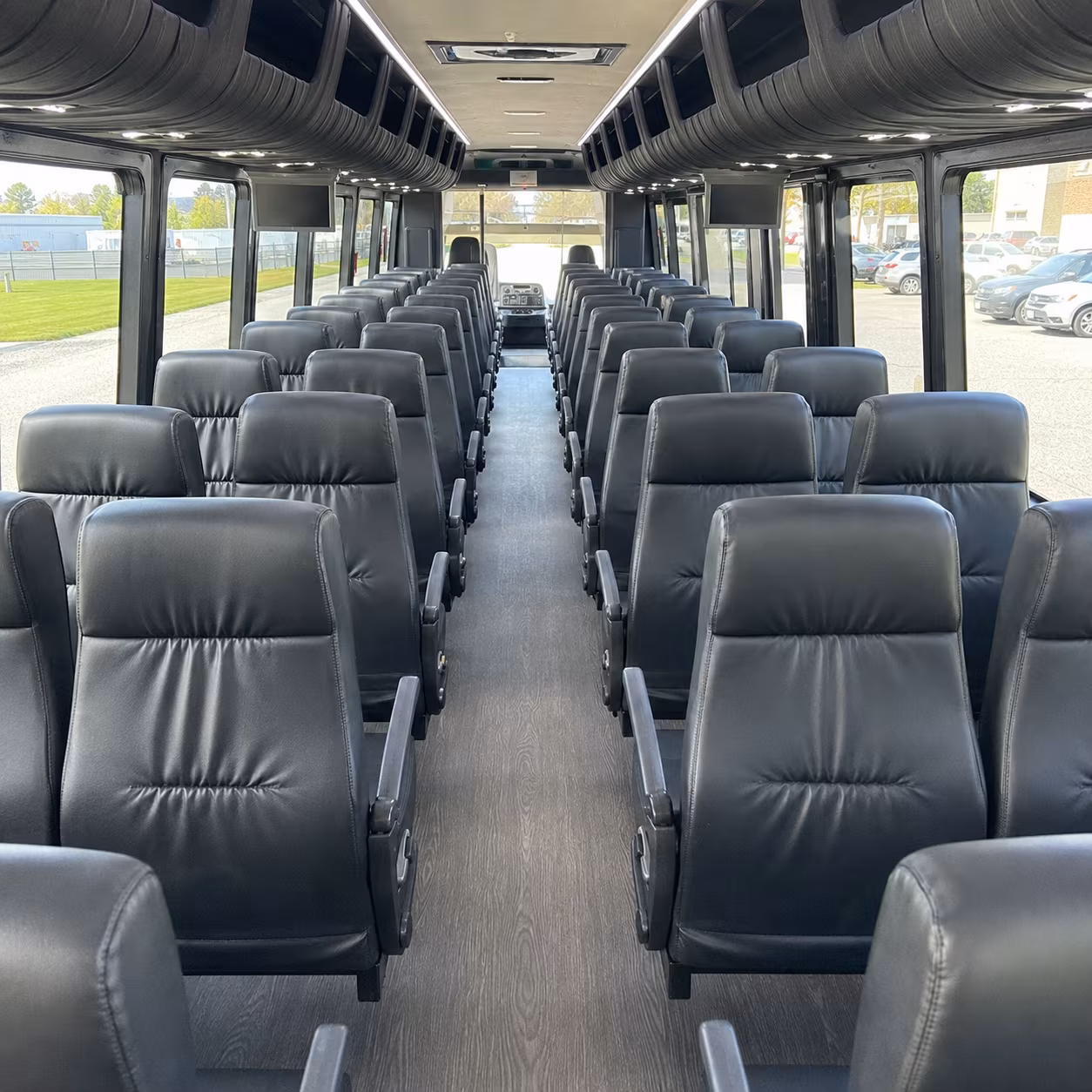 overland park wedding transportation onboard seating