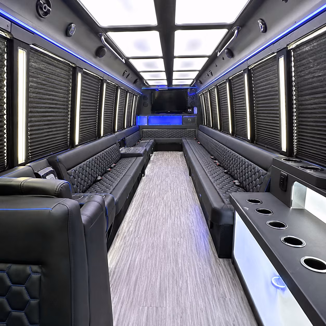power light district party bus rental